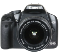Canon Rebel Xsi EOS 450D camera