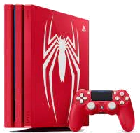 Sony Playstation 4 Pro Spider Man Limited Edition 1TB Red gaming-console