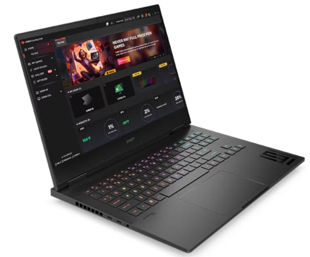 HP Omen Transcend 16 RTX Intel i7 14th Gen laptop