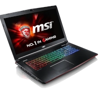 MSI GE72 Core i7 7th Gen Apache Pro laptop