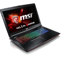 MSI GE72 Intel i7 7th Gen laptop