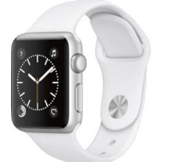 Apple Watch Series 1 Sport 38mm Silver Aluminum White Sport Band MNNG2LL/A