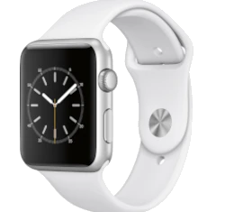 Apple Watch Series 1 Sport 42mm Silver Aluminum White Sport Band MNNL2LL/A