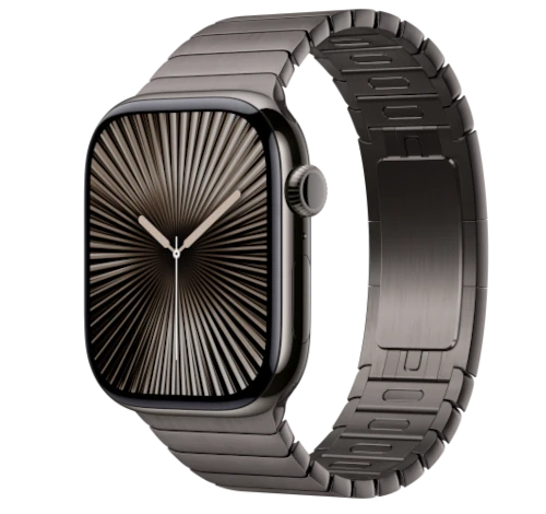 Apple Watch Series 10 46mm Slate Titanium Case w/ Link Bracelet A3003 GPS Cellular