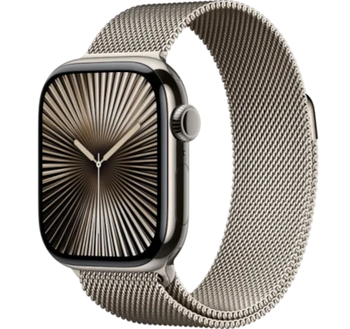 Apple Watch Series 10 46mm Slate Titanium Case w/ Milanese Loop A3003 GPS Cellular