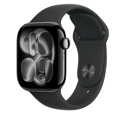 Apple Watch Series 11 42mm Jet Black Aluminum w/ Apple OEM Band GPS Cellular smartwatch