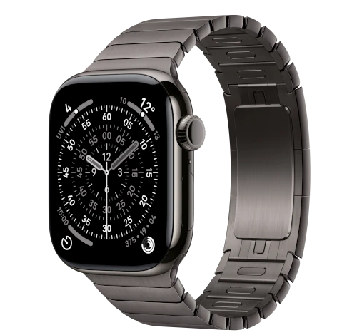 Apple Watch Series 11 42mm Slate Titanium w/ Link Bracelet GPS Cellular