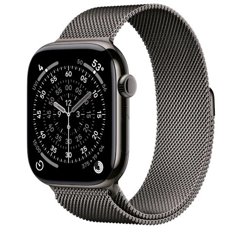 Apple Watch Series 11 46mm Titanium w/ Milanese Loop GPS Cellular