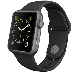 Apple Watch Series 2 Sport 38mm Space Gray Aluminum Black Sport Band MP0D2LL/A