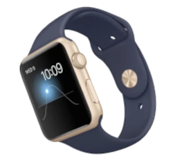 Apple Watch Series 2 Sport 42mm Gold Aluminum Midnight Blue Sport Band MQ152LL/A