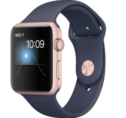 Apple Watch Series 2 Sport 42mm Rose Gold Aluminum Midnight Blue Sport Band MNPL2LL/A