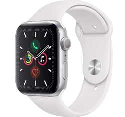 Apple Watch Series 5 40mm Silver Aluminum Sport Band GPS Cellular