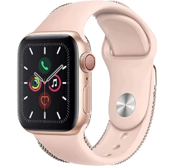 Apple Watch Series 5 44mm Gold SS Sport Band GPS Cellular smartwatch