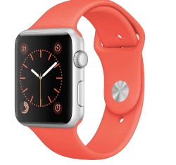 Apple Watch Sport 42mm Silver Aluminum Apricot Sport Band MMFL2LL/A