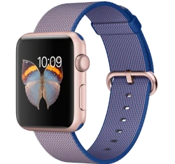 Apple Watch Sport 42mm Silver Aluminum Royal Blue Sport Band MMFM2LL/A