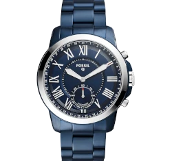 Fossil Q Grant Navy Blue SS Hybrid FTW1140P smartwatch