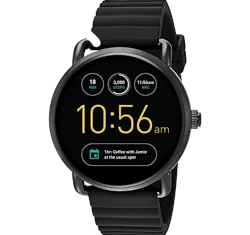 Fossil Q Wander Gen 2 Black Silicone FTW2103P smartwatch