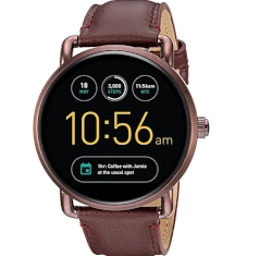 Fossil Q Wander Gen 2 Wine Leather FTW2113P smartwatch