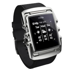 MetaWatch M1 Core Black Leather