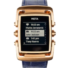 MetaWatch M1 Limited Rose Gold smartwatch