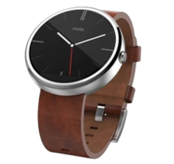 Motorola Moto 360 22mm Leather Band smartwatch