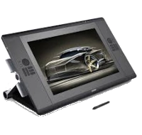 Wacom Cintiq 24HD Interactive Pen Display DTK 2400 tablet