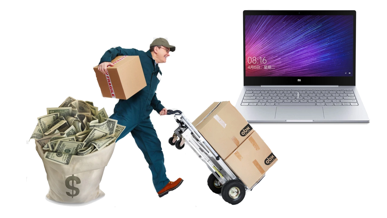 shipping laptop after sale